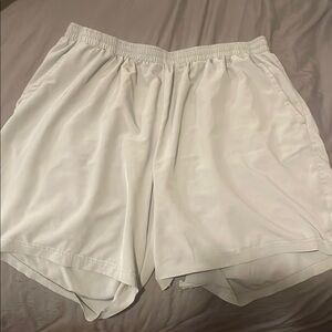 Classic White Sports Shorts